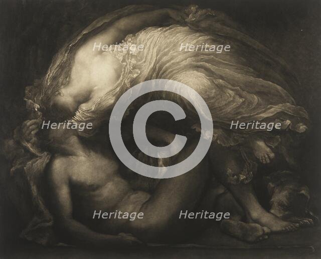 Diana and Endymion, 1891. Creator: Frank Short.