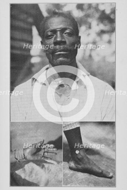 Nutmeg, red flannel and silver, 1926. Creator: Unknown.