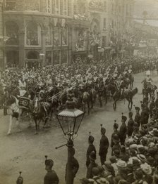 Procession for Queen Victoria's Diamond Jubilee, 1897.Artist: Stereoscopic Views