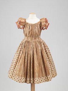 Dress, American, ca. 1850. Creator: Unknown.