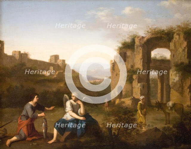 Tobiah and the Angel, 1645-1680. Creator: Toussaint Gelton.