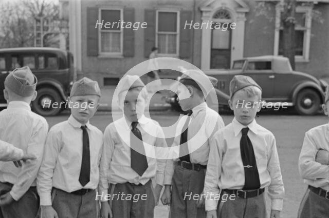 Sons of American Legion, Bethlehem, Pennsylvania, 1935. Creator: Walker Evans.