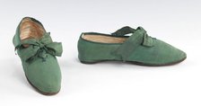 Shoes, probably British, 1810-29. Creator: Unknown.