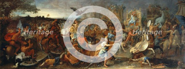 The Battle of Gaugamela in 331 BC, 1669. Creator: Le Brun, Charles (1619-1690).