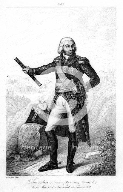 Jean-Baptiste Jourdan (1762-1833), Marshal of France, 1839.Artist: Legris