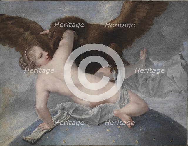 Jupiter and Asteria, 1695-1700. Creator: Liberi, Marco (c. 1640-after 1687).