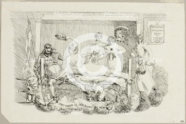 Loveless Disarming Himself, after 1824. Creator: Unknown.