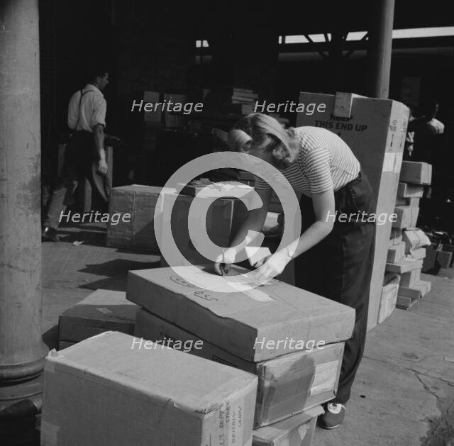 Possibly: Miss Ida Hicks, Lithuanian twenty-eight years old..., New Britain, Connecticut, 1943. Creator: Gordon Parks.