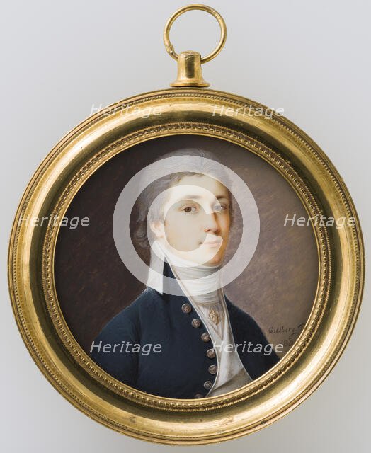 Lieutenant colonel C. G. Bäck, 1789-1845. Creator: Jakob Axel Gillberg.