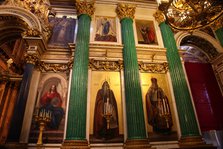 Iconostasis, St Isaac's Cathedral, St Petersburg, Russia, 2011. Artist: Sheldon Marshall