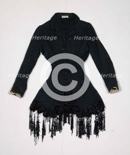 Afternoon bodice, American, 1880-85. Creator: Unknown.