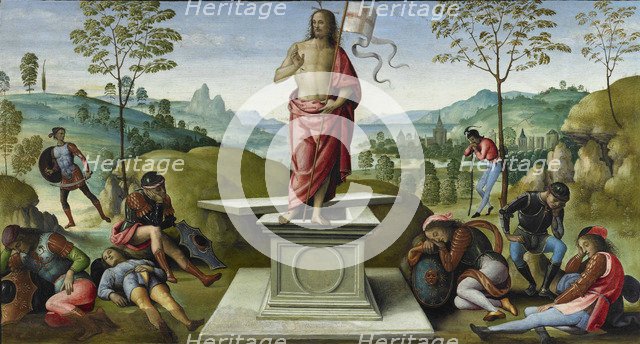 The Resurrection, 1496-1500. Artist: Perugino (ca. 1450-1523)