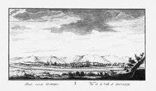 View of Kuznetsk, ca 1735. Artist: Lürsenius, Johann Wilhelm (1704-1771)