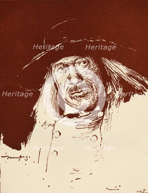 'A Brittany Peasant', c1898. Artist: Mortimer Luddington Menpes.