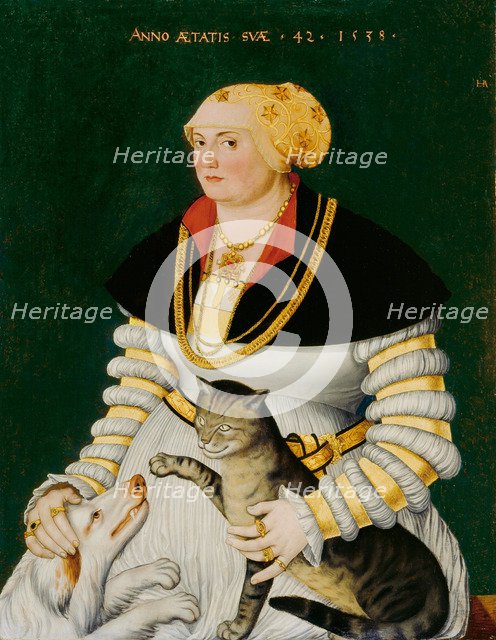 Portrait of Cleophea Holzhalb, née Krieg von Bellikon, 1538.