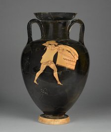 Attic Red-Figure Neck-Amphora, 500-480 BC. Creator: Berlin Painter.