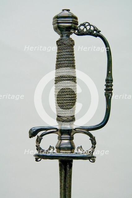 Smallsword, British, probably London, ca. 1700. Creator: Unknown.