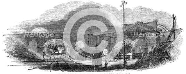 Junction of the Great Western Railway with the London Branch, 1844. Creator: Unknown.