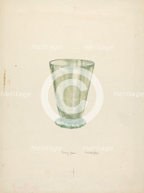Toddy Glass, 1935/1942. Creator: Minnetta Good.