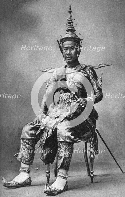 King Sisowath of Cambodia, 1922. Artist: Unknown