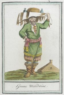 Costumes de Différents Pays, 'Homme Mordwine', c1797. Creators: Jacques Grasset de Saint-Sauveur, LF Labrousse.