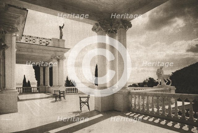 ''Corfou et l'Achilleion; les terrasses.', 1916. Creator: B. Borri.