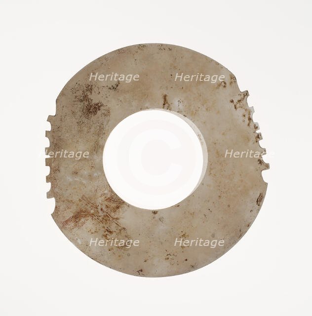 Notched Disc, Shang dynasty (c. 1600-1046 B.C.). Creator: Unknown.