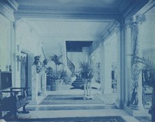 Mary Scott Townsend House, Wash., D.C.: Hallway of lobby, c1910. Creator: Frances Benjamin Johnston.
