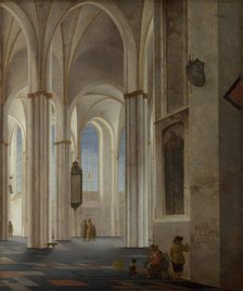 The Interior of the Buurkerk at Utrecht, 1644. Artist: Saenredam, Pieter (1597-1665)
