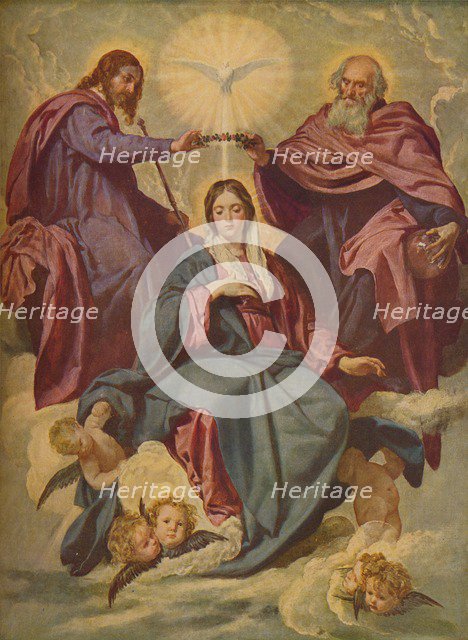 'La Coronacion de la Virgen', (Coronation of the Virgin ), 1635-1648, (c1934). Artist: Diego Velasquez.