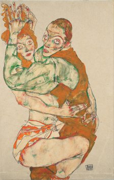 Lovemaking, 1915. Artist: Schiele, Egon (1890–1918)