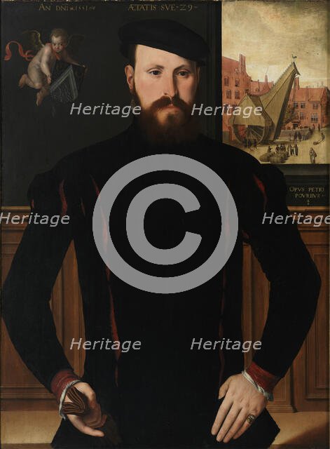 Portrait of Jan van Eyewerve, 1551. Creator: Pourbus, Pieter (1523-1584).