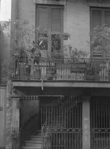 Victor David House (Le Petit Salon), 620 St. Peter Street, New Orleans, between 1920 and 1926. Creator: Arnold Genthe.