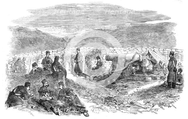 The Siege of Sebastopol - Gordon's Attack with a Lancaster Gun, 1854. Creator: Unknown.