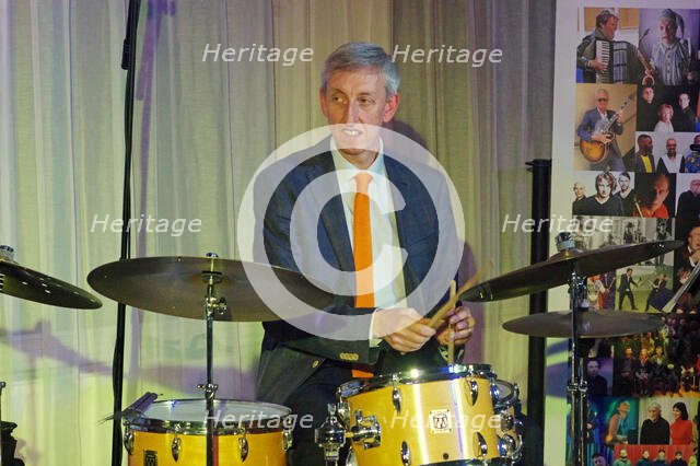 Steve Brown, Anais Reno Quartet, Watermill Jazz Club, Dorking, Surrey, July 2024. Creator: Brian O'Connor.