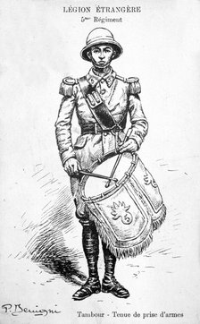 Drummer, 5th regiment of the French Foreign Legion, 20th century. Artist: Unknown