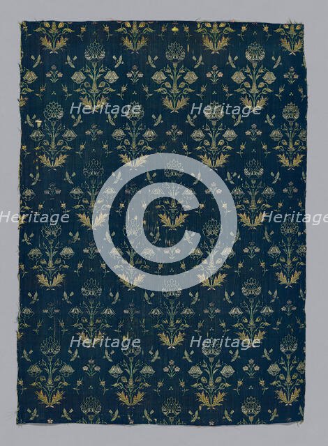 Fragment (Dress Fabric), Iran, 18th century. Creator: Unknown.