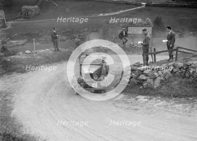 Morris of SE Newton competing in the MCC Edinburgh Trial, 1930. Artist: Bill Brunell.