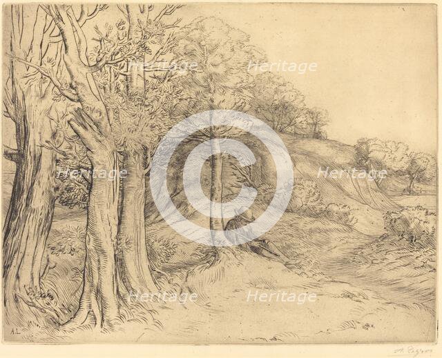 Solitude (Solitude (Paysage)). Creator: Alphonse Legros.