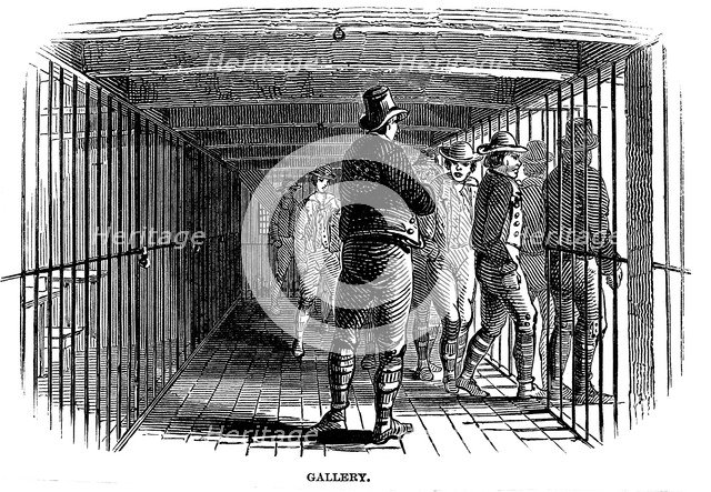 On board a prison hulk, 1848. Artist: Unknown