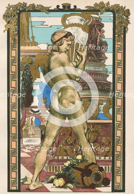 Porteur dAmphore, 1899. Creator: Maurice Desvallières (French, 1857-1926); Imprimerie Champenois.