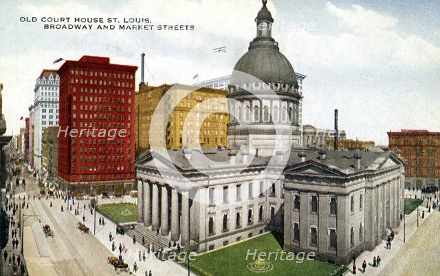 Old Court House, St Louis, Missouri, USA, 1910. Artist: Unknown