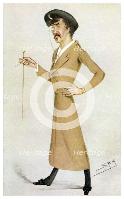 James McNeill Whistler, American-born British artist, 1878 (1956). Artist: Unknown