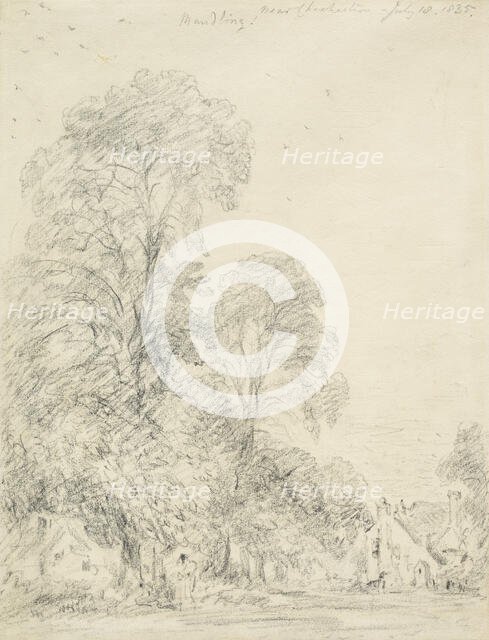 Maudlin, Near Chichester, 18 July 1835. Creator: John Constable.