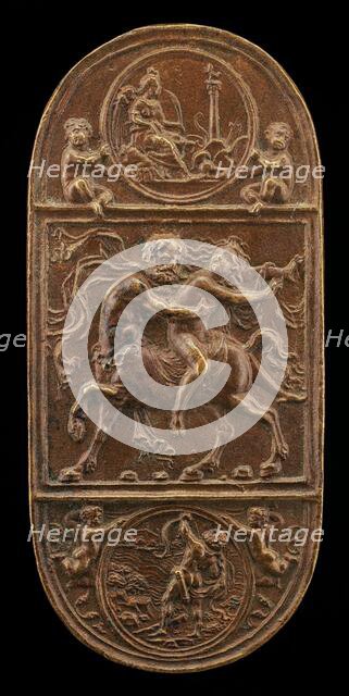 Nessus and Deianira, late 15th - early 16th century. Creator: Moderno.