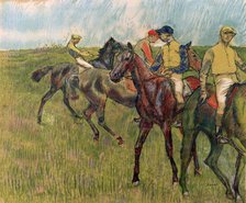 'Horses with Jockeys', 1910. Artist: Edgar Degas