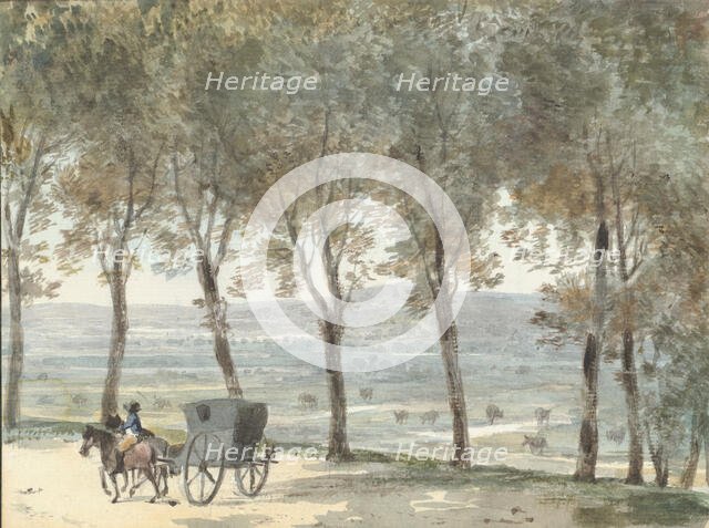 Sketchbook of a Journey to the Château d'Eu, 1811. Creator: Pierre Francois Leonard Fontaine.