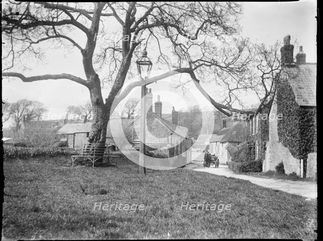 Village Green, Burton Bradstock, West Dorset, Dorset, 1922. Creator: Katherine Jean Macfee.