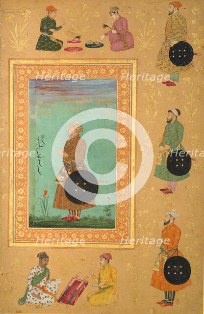 Portrait of Islam Khan Mashhadi, 17th century. Creator: Payag.