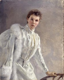 Self-Portrait, 1894. Creator: Rappard, Clara von (1857-1912).